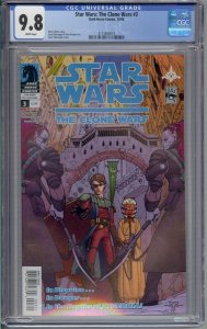 STAR WARS THE CLONE WARS #3 CGC 9.8 LUCAS MARANGON