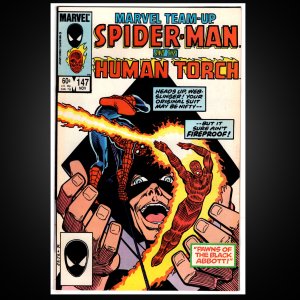 Marvel Team-Up #147 (1984) Human Torch 7.0 FN/VF