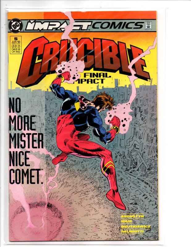 DC Impact Comics Crucible #5 Mark Waid Story Dick Giordano Cover Jimmy Palmiotti