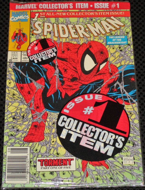 Spider-Man #1 (1990) Green Cover