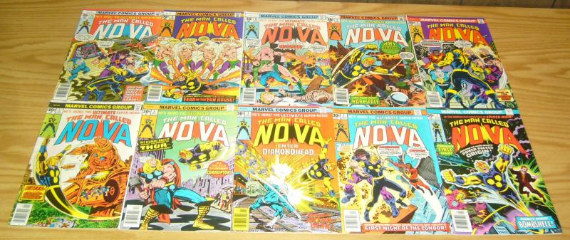 Nova #1-25 FN/VF complete series - bronze age marvel comics - wolfman/buscema