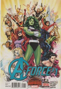 A-Force # 1 Cover A NM Marvel 2015 1st Appearance Of Singularity [I4]