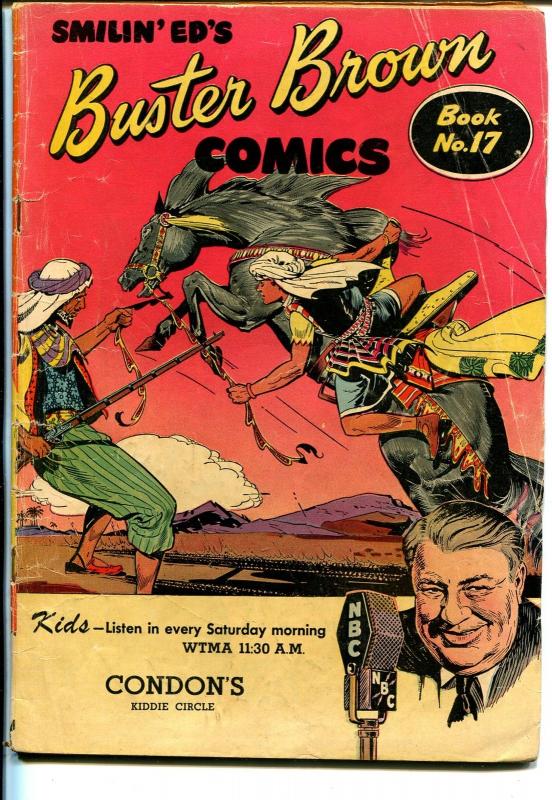 Buster Brown  #17 1940's-Arab cover-adventure-humor-VG-