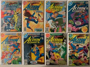 Action Comics lot #438-498 28 diff avg 5.0 (1974-79)