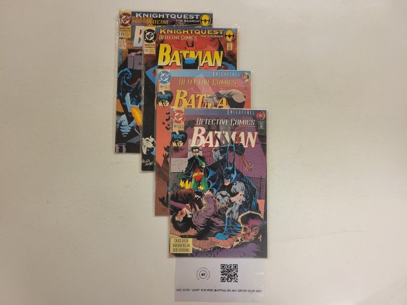 4 Detective Comics Batman DC Comic Books #664 665 667 670 41 LP6