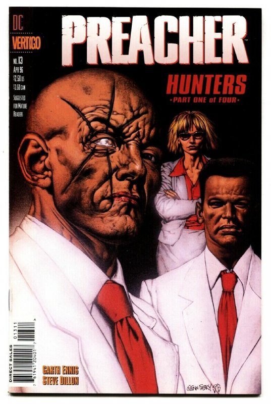 PREACHER #13 comic book HUNTERS-GARTH ENNIS/STEVE DILLON-1st Herr Starr