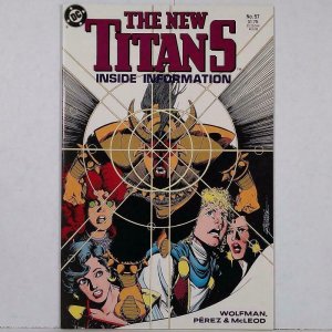 NEW TITANS #57, VF/NM, Wonder Girl, Wolfman, Preez, 1989, more DC in store