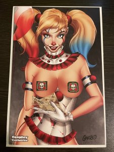 POWER HOUR #1 HARLEY CLOSE UP COSPLAY EXCLUSIVE NAUGHTY VIRGIN COVER LTD 100 NM+