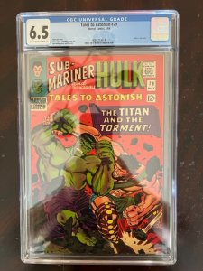 Tales to Astonish #79 (1966) - CGC 6.5 - Hulk V Hercules !!