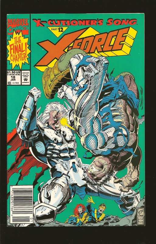 Marvel Comics X-Force Vol 1 No 18 January 1993