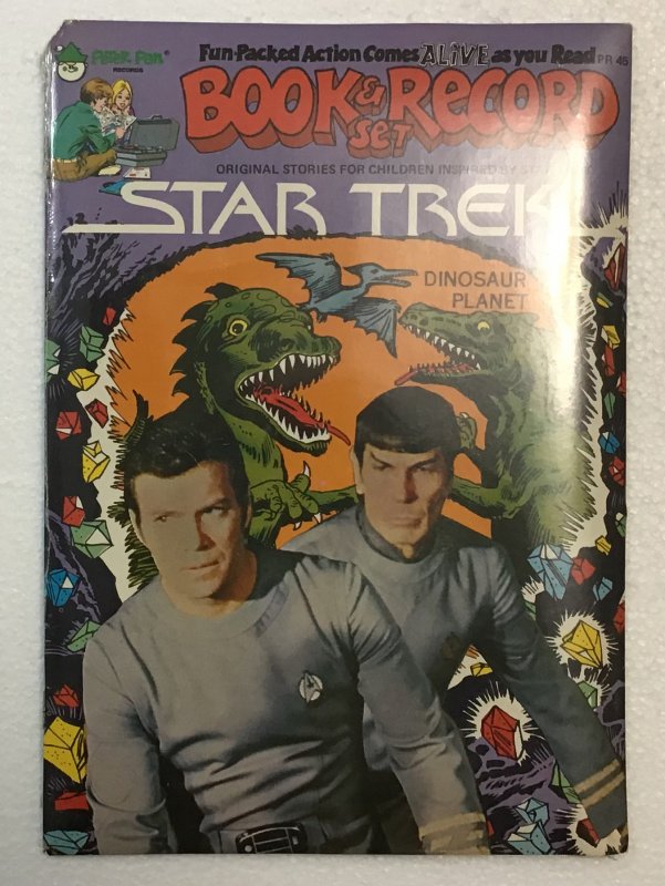 Star Trek: “Dinosaur Planet” Book and Record Set PR45