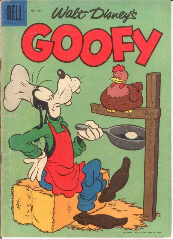 GOOFY F.C. 747 VG 1956 COMICS BOOK