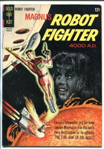 MAGNUS ROBOT FIGHTER #13 1966-GOLD KEY-RUSS MANNING ART-SCI-FI-fn