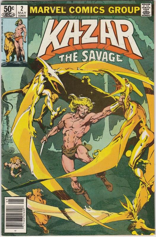 5 Ka-Zar the Savage Marvel Comic Books # 2 3 4 5 6 Bruce Jones Anderson EP1