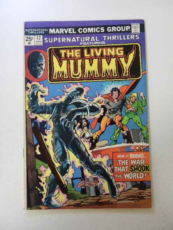 Supernatural Thrillers #12 (1975) FN+ condition MVS intact