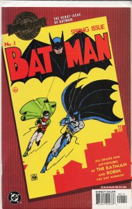 Batman #1 Millennium Edition Cover (2001) Batman and Robin [Key Issue]