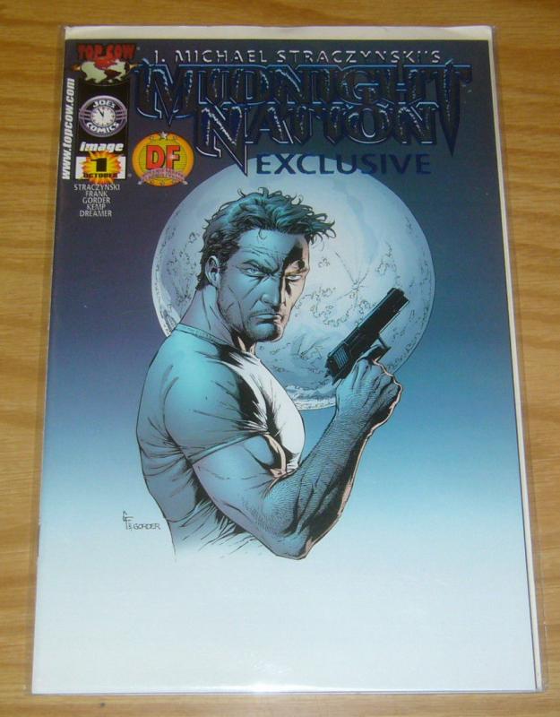 J. Michael Straczynski's Midnight Nation 1 VF/NM dynamic forces blue variant COA