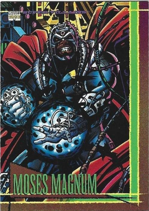 1993 Marvel Universe #9 Moses Magnum