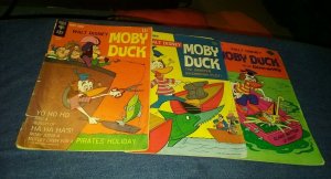 moby duck 5 6 27 cartoon gold key bronze age comics lot run set movie collection