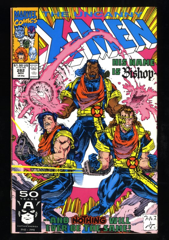 Uncanny X-Men #282 VF/NM 9.0 1st Appearance Bishop!