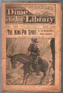 Beadle's Dime New York Library-Story Paper #957 2/24/1897-early pulp thrills-G