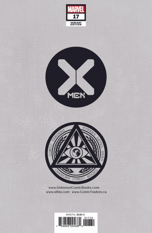 ?~MARVEL~X-MEN #17~?~JAY ANACLETO~?~UNKNOWN COMIC~EXCLUSIVE~VIRGIN VARIANT~?