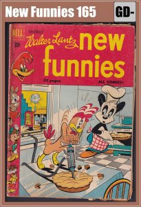 New Funnies 165 (1950) GD- Golden Age Dell comic