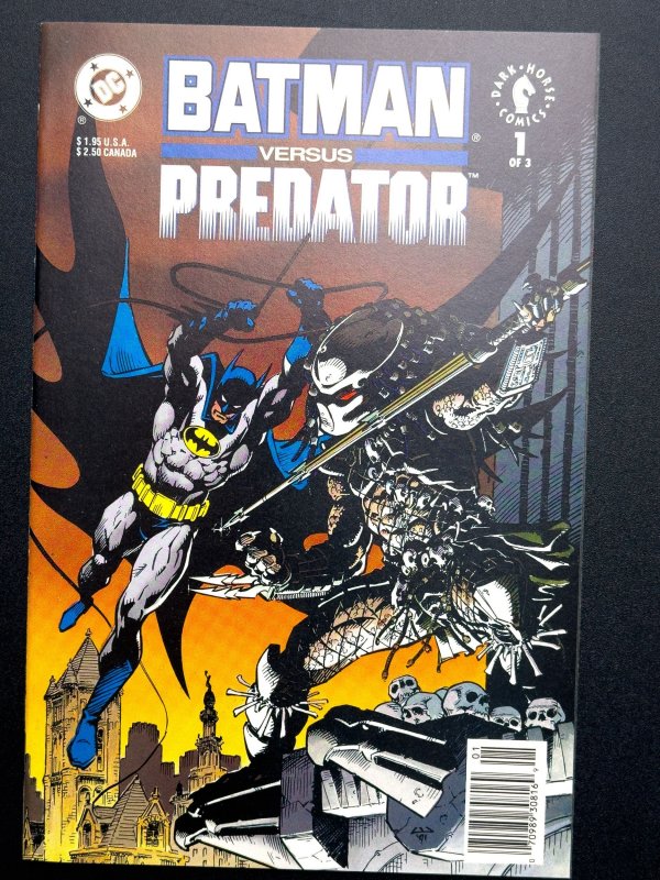 Batman vs. Predator #1 (1991) - [KEY] 1st App Batman vs. Predator Crossover - NM