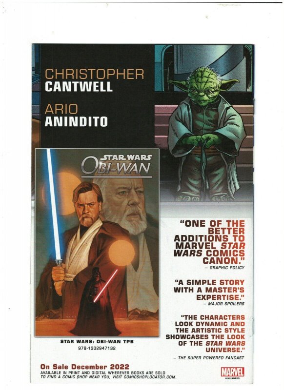 Star Wars #26 Marvel Comics 2022 Luke Skywalker & Princess Leia NM- 9.2 