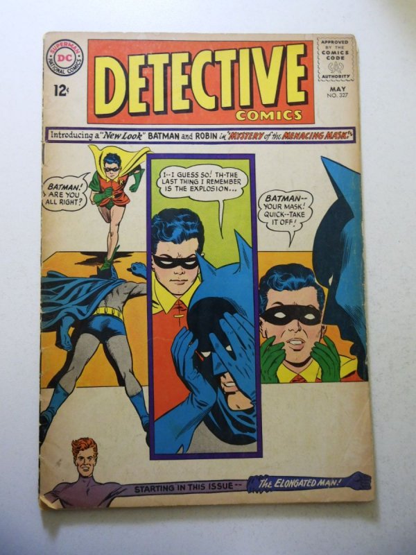 Detective Comics #327 GD+ Cond centerfold detached, small moisture stains fc