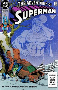 Adventures of Superman #474 [FINE]