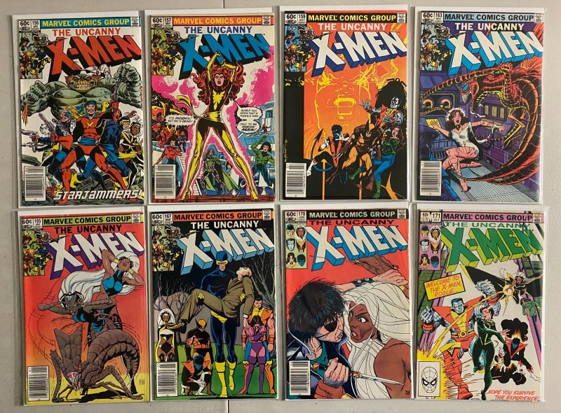 Uncanny X-Men lot #146-199 Marvel mostly Newsstand (avg 6.0) 40 diff (1981-'85)