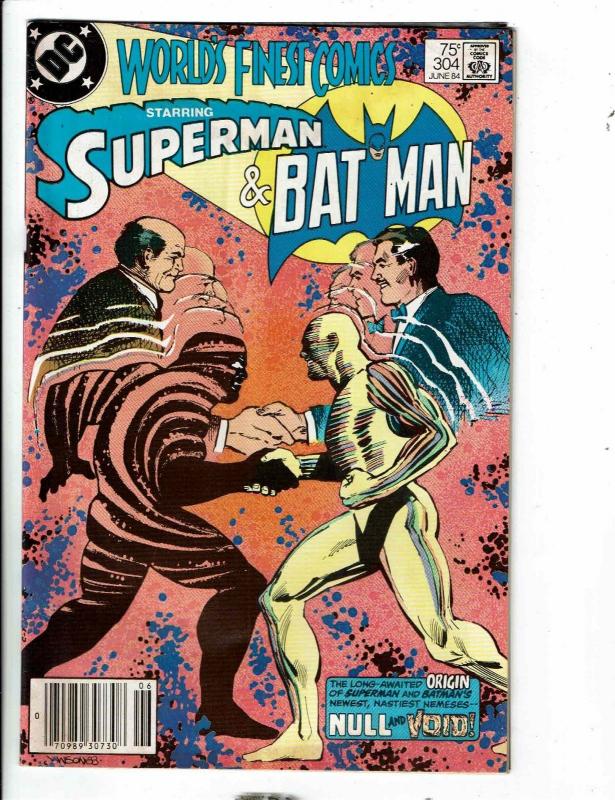 Lot Of 4 World's Finest Comics # 304 306 305 319 DC Comic Books Batman Flash JG4