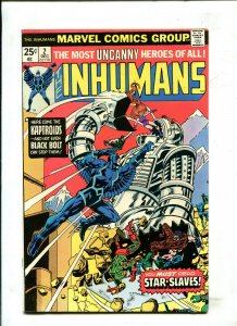 INHUMANS #2 1975 MARVEL (7.5) STAR-SLAVES!