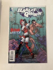 Harley Quinn 23 Signed Palmiotti Near Mint Nm Dc Comics