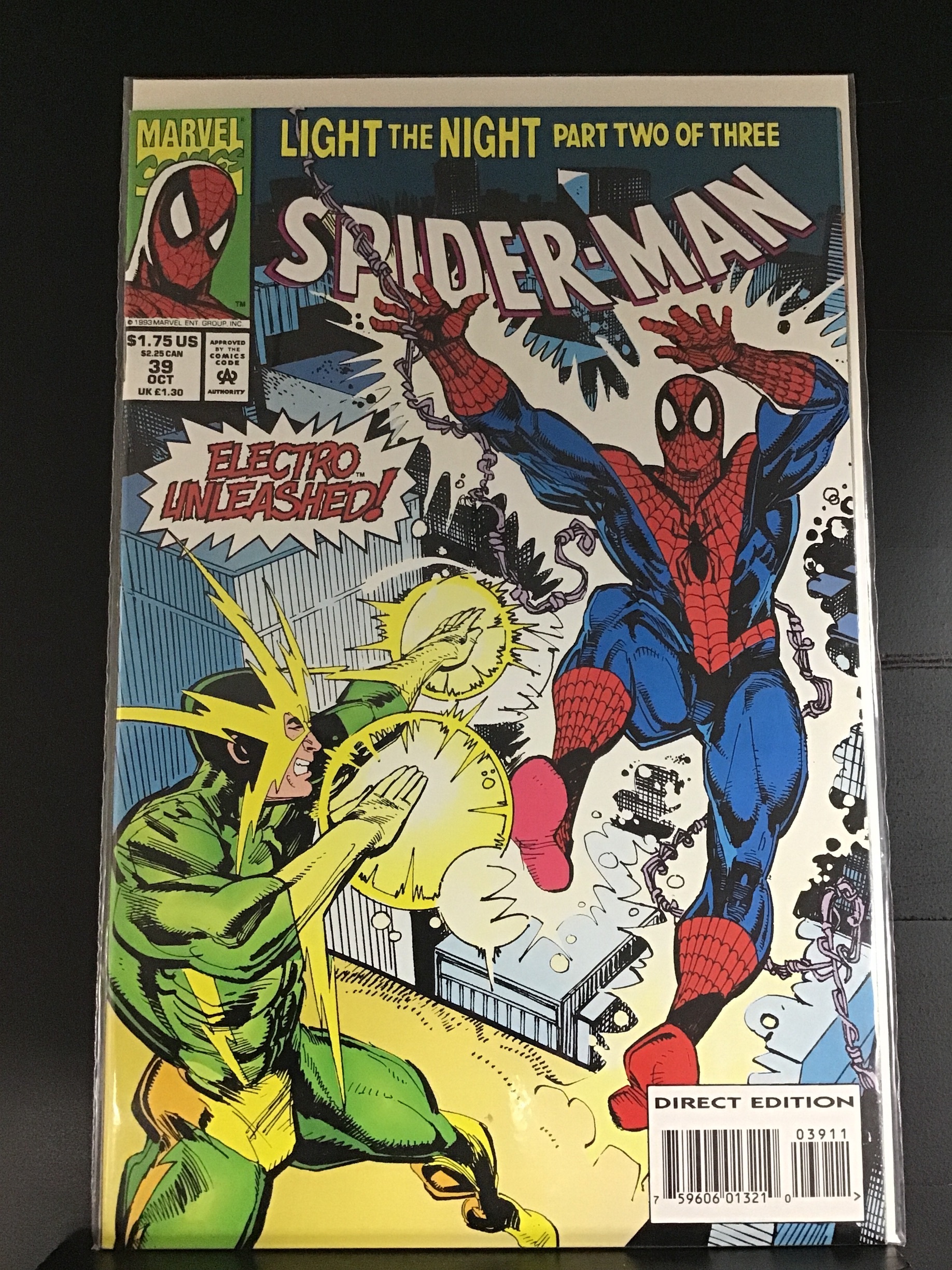 Spider-Man #39 (1993) Marvel - Light The Night Part 2