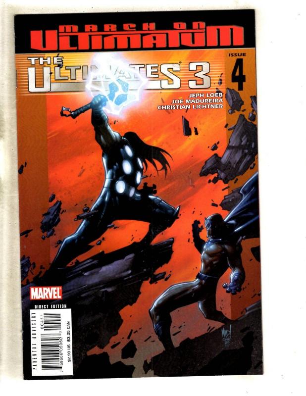 Lot Of 9 Marvel Comic Books Ultimates 3 # 1 2 3 (2) 4 5 + Loki # 1 2 3 Hulk MF11