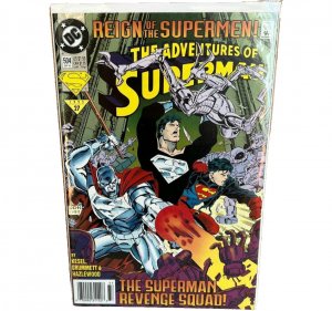 DC Comics The Adventures of Superman #504 VTG 1993 Superman Revenge Squad C39