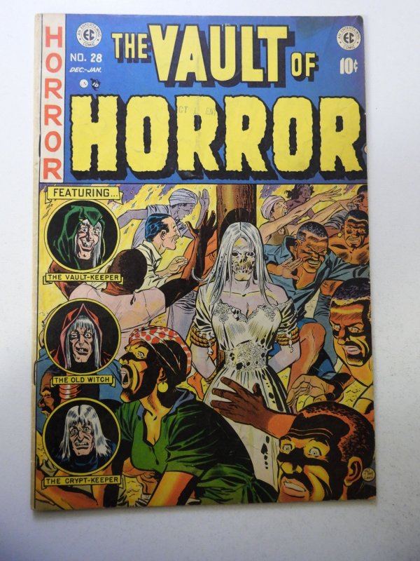 Vault of Horror #28 VG Condition stain fc