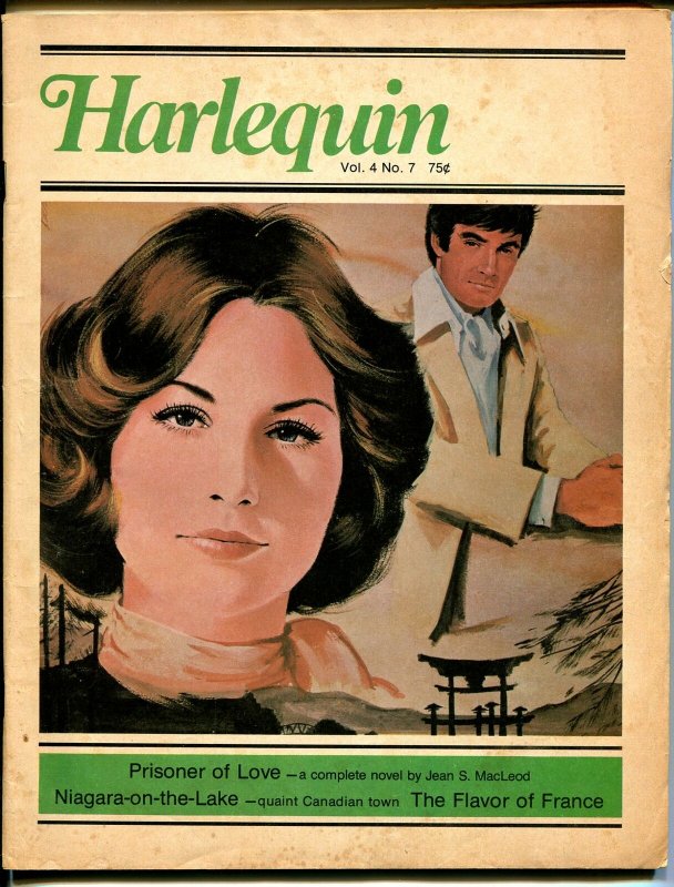 Harlequin Vol. 4 #7 1976-romantic pulp fiction-based on paperback books-VG