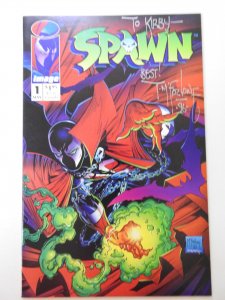 Spawn #1 (1992) Signed by Todd McFarlane! Personalized Beautiful NM Condition!