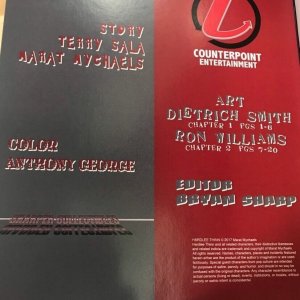 2017 Counterpoint Cool Comics Hardlee Thinn Da Bomb Virgin Variant Metal Signed