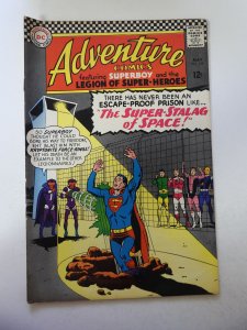 Adventure Comics #344 (1966) VG+ Condition moisture stain
