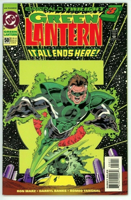 Green Lantern #50 (1990) - 6.5 FN+ *1st Parallax/1st Kyle Rayner as GL* 