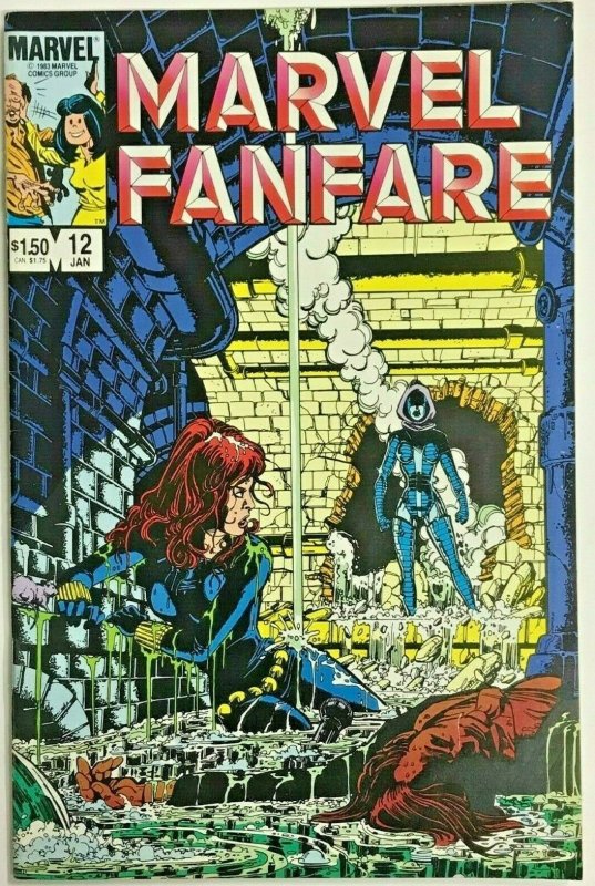 MARVEL FANFARE#12 VF 1983 BLACK WIDOW MARVEL COMICS