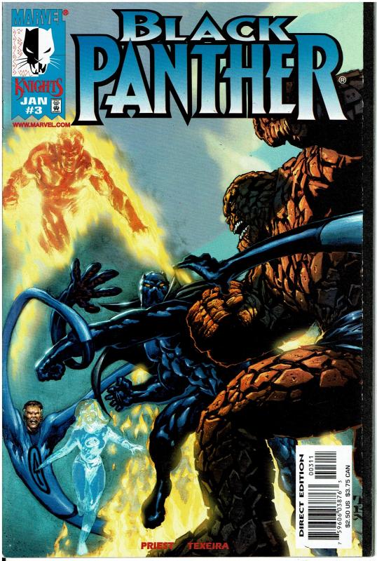 Black Panther #3, (2nd Series), VF/NM or Better