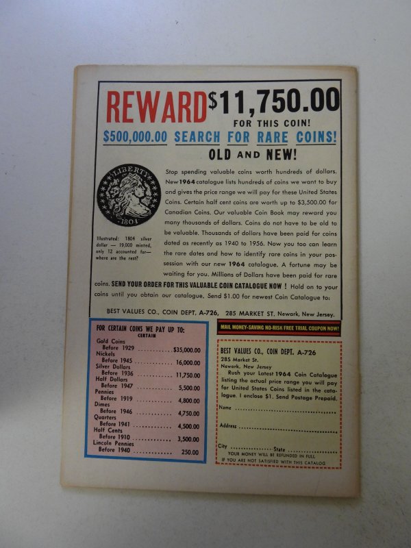 My Greatest Adventure #85 (1964) bottom staple detached from cover