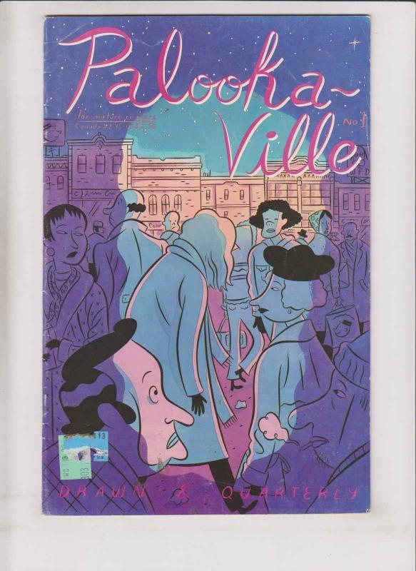 Palooka-ville #1 VG+ (1st) print - drawn & quarterly - palookaville 1991 rare