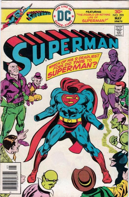 Superman #299 (May-76) VF High-Grade Superman