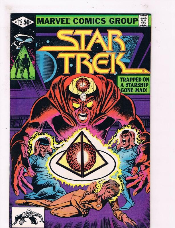 Star Trek #12 VF Marvel Comic Books Captain Kirk Spock TV Series Tom Defalco SW9